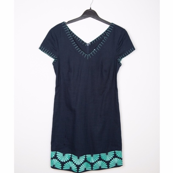 Vineyard Vines Dresses & Skirts - Vineyard Vines Linen Blend Embroidered Dress